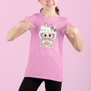 Labubu Kitty T-Shirt Design