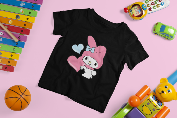 Sweet Hearts My Melody Cotton T-Shirt - Image 4