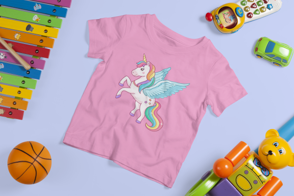 Magical Unicorn T-Shirt for Kids – Cute and Colorful Design - Image 2