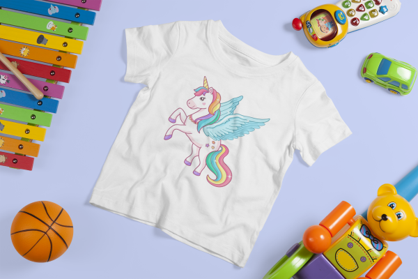 Magical Unicorn T-Shirt for Kids – Cute and Colorful Design - Image 4