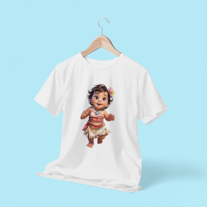 Moana Baby Character Cotton T-Shirt Design