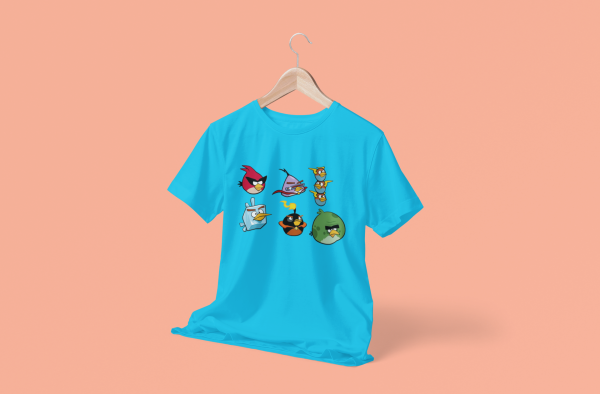 Angry Birds Cotton T-Shirt For Kids - Image 4