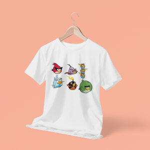 Angry Birds Cotton T-Shirt For Kids