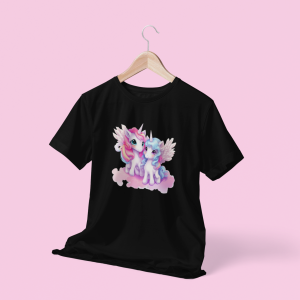 Unicorn With Wings Colorful Design Kids T-Shirt