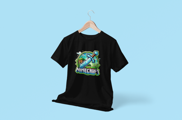 Minecraft Cotton T-Shirt For Kids