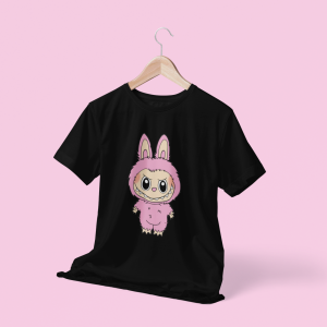 Kids Cartoon T-shirt  Soft Cotton Labubu 01