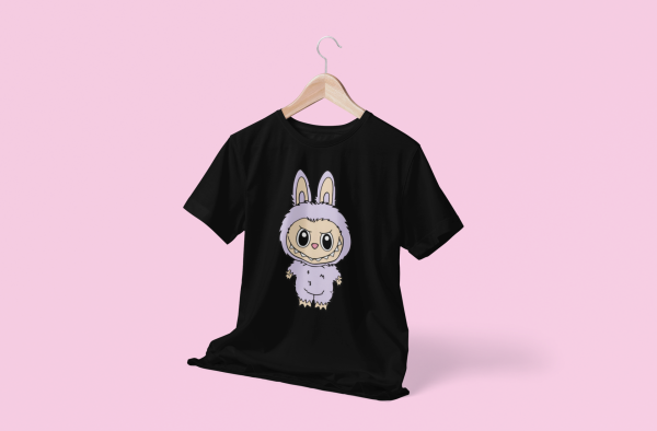 Kids Cartoon T-shirt  Soft Cotton Labubu 1