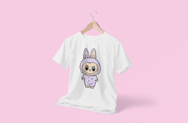 Kids Cartoon T-shirt  Soft Cotton Labubu 1 - Image 2